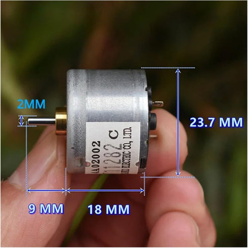 BHBHCPZGR 310 5V 6V 6500RPM 24mm 2mm Metal Brush Electronic Starter DC Engine Shaft for Optical Instrument Toy Model