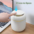 HOSTK 2 5 Countertop Pcs Mini Desktop Trash Can with Rolls of Trash Bags, Waste Can with Press Type Lid, Tiny Garbage