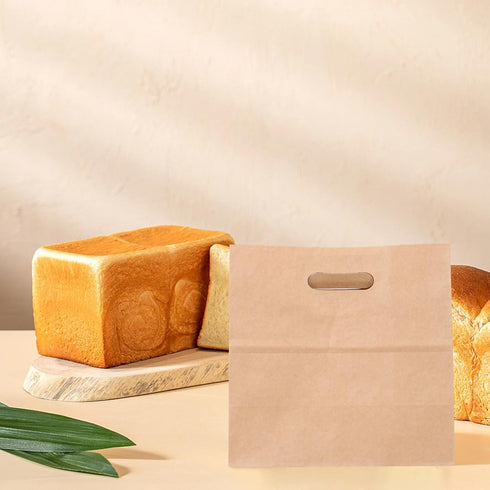 30pcs 28x15x28cm Packaging, Kraft Paper Bread Bags for Bakery and Snacks, Greaseproof Baked Food Kraft Bags, Medium