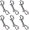Stainless Steel Double Ended Bolt Snap Hooks, Heavy Duty Trigger Snaps for Dog Leash/Pet Feed Bucket, Pack of 6