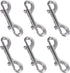 Stainless Steel Double Ended Bolt Snap Hooks, Heavy Duty Trigger Snaps for Dog Leash/Pet Feed Bucket, Pack of 6