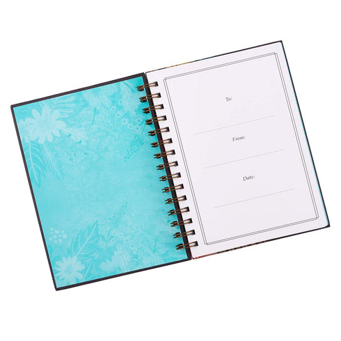 Christian Art Gifts Journal with Scripture: With God All Things Are Possible Matthew 19:26, 192 Ruled Pages, Large