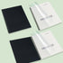 HOUYEE Binding Covers and Combs Set, 50 Pcs Leather Texture Paper Binding Covers, 50 Pcs Clear Covers