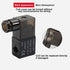 Fielect DC 24V Pneumatic Solenoid Valve Coil Electric Air Valve Replacement Parts, Plug Connector