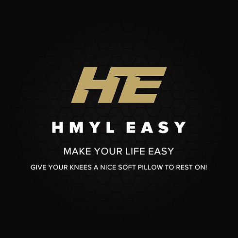 Hmyl Easy 11.5''7.9''0.45'', 3 Breathable No Strap Knee Pad Insert for Work Pants/Bibs, Uniforms, and Tactical Pants