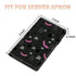 Server Books for Waitress Waiter with Zipper Pocket, Skull Gothic Leather Server Pads Waitstaff Organizer Guest Check