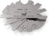 YESWELDER MG-11 Metal Weld Fillet Gages Set (7PCS) for Welding Inspection Test Ulnar MM & Inch