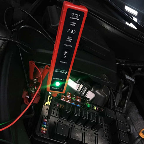 6-24V KIMISS Auto Circuit Tester, Universal for Car Electrical System, LED Light Indicator with Insulated Grips