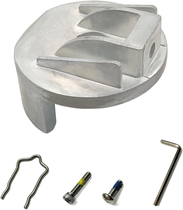 Replacement for 109113 Upgraded Metal Adapter, Shower Handle Parts for Bathtub Faucet Valve Repair Kit with Retaining