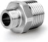 TAISHER 5PCS 304 Stainless Steel Reducer Faucet Adapter, 1/2" NPT × 3/8" Compression