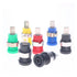 Qingdinu 40Pcs 4mm Banana Plug Connectors Panel Mount Socket Binding Post Adapters Ten for Female Jack(Blue)