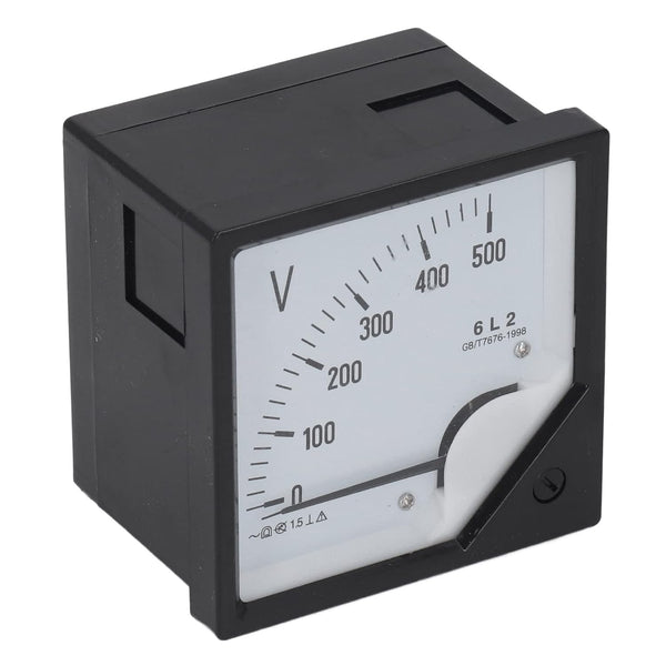 6L2 500V Analogue Panel Meter, Pointer Type AC Voltmeter Generator Set, Volt Voltage Gauge