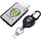 Super Heavy Duty Sidekick Retractable Badge and Key Reel - Carabiner Clip with Three Card ID Badge Holder