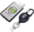 Super Heavy Duty Sidekick Retractable Badge and Key Reel - Carabiner Clip with Three Card ID Badge Holder