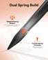 Four Candies 5PCS Metal Mechanical Pencil Set, 0.7mm with Dual Spring, Vintage Barrels, 240 HB #2 Lead Refills