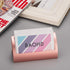 Metal Business Card Holder for Desk - Modern Aluminum Display Stand, Desktop Name Card Rack Organizer, Rose Gold