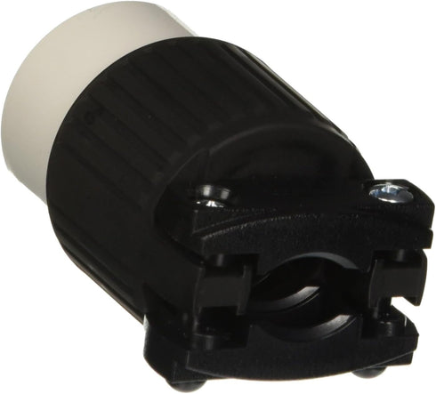EATON L1420C Arrow Hart Safety Grip Heavy Duty Grounded Polarized Twist Lock, 125/250 V, 20 A , Black