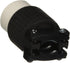 EATON L1420C Arrow Hart Safety Grip Heavy Duty Grounded Polarized Twist Lock, 125/250 V, 20 A , Black
