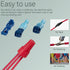 280pcs Electrical Wire Connector Twist Caps Screw Nuts + 120pcs T-Tap Wire Connectors - Quick Disconnect Spade Terminals Kits