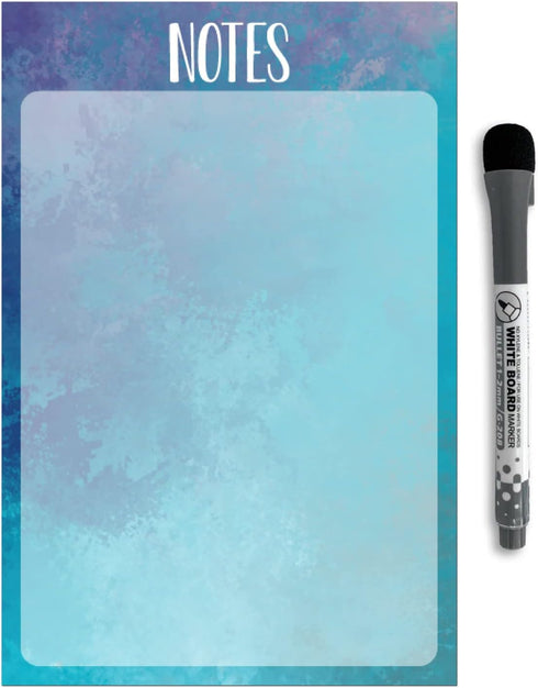 Dry Erase Whiteboard Vinyl Sticker Decal for Notes & Reminders by Glassboard Studio, Removable & Reusable (6 x 9 inches)