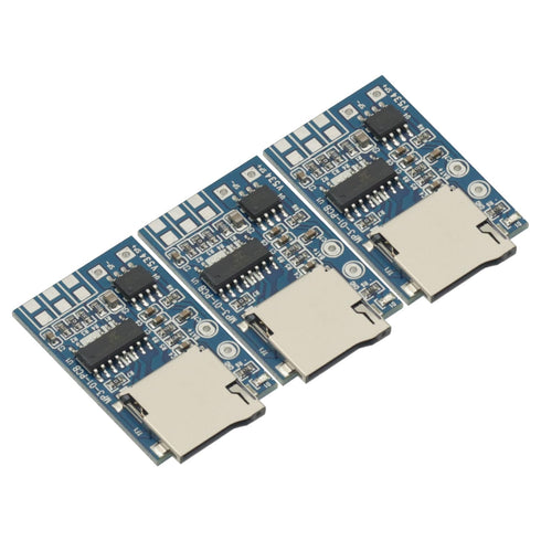 GODIYMODULES 3Pcs 2W Mixed Mono TF Card MP3 Player Decoder Board Amplifier Module