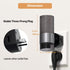 DALUXshop Dimmable 2-Pack 0-100LM, 3000K LED Night Lights Plug into Wall, Bright Plug in Nightlight, Dusk-to-Dawn