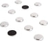 U Brands 1.25” High Energy Brushed Metal Magnets, Silver, 12-Count for Glass Dry Erase Boards (2911U00-12)