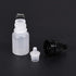 50 Pcs 5ml Plastic Dropper Bottles, Empty Squeezable Liquid Drop Bottles with Black Cap for Solvents