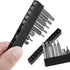 20 Pcs 12 Holes Hex Shank Bit Holder, Screwdriver Head Storage Case, Plastic Drill Bit Organizer for 1/4 Inch Hex Shank