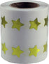 Metallic Gold Star Shape Stickers, 0.50 Inch, 1,000 Adhesive Labels