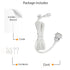 15 E-26/ E-27 Bulb 2 Rustic State Fabric Cord for Hanging Pendant Lamp Fixture - Feet Decorative Braided Flexible Cable