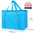 4-Pack Frozen, Bodaon Cooler Insulated Food Delivery Bag, X-Large Bags for Grocery/Catering/Shopping, Rideshare
