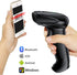 Symcode Bluetooth Barcode Scanner, Handheld USB CCD Cordless Reader with 2.4G Wireless & Bluetooth Function, Compatible