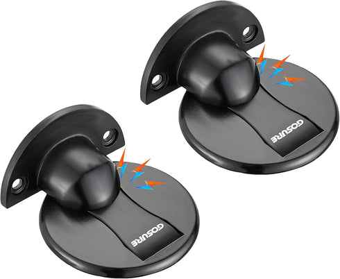 GOSURE Floor Mount Magnet Door Stopper - Invisible Magnetic Door Stop, Magnets Door