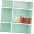 Homoyoyo Stylish Letter A Wooden Bookends - Decorative Book Holder for Desk