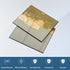 5pcs 12 4.5" 5.25" TRQWH Welding Glass Lens Shade Gold Hardened Glass Lens x Welding Hood Darkening Filter
