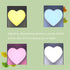 Cute Night Lights, Heart Shape Nursery Nightlight with Light Sensors, Auto Dusk to Dawn Sensor, Soft Warm White, Ideal