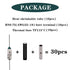 Tnisesm 10 Pcs 113 C Metal Thermal Cutoffs - Thermal Fuse 10A 250V with Connectors for Appliances