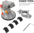 POPETPOP Professional Rotating Clamp Table Vise Durable Vise for Woodworking Metalworking and Repair Compact