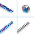 1/8" Set 5 Pack HQMaster Up & Down Cut Compression Bit Shank Spiral CNC Router End Mill Tungsten Carbide Milling Cutter