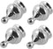 Uonlytech 4pcs Shade Knob Lamp Shade Screw Brass Knobs Lamp Finial Head