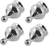 Uonlytech 4pcs Shade Knob Lamp Shade Screw Brass Knobs Lamp Finial Head
