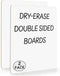 SCRIBBLEDO 2 Pack Small White Board, 9x12 Inch Dry Erase Mini Whiteboard for Students, Handheld Personal Boards