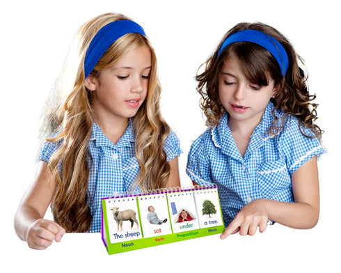 Junior Learning Sentence Flips Double-Sided Flip Stand, Ages 4-6, Vocabulary & Grammar for K-1