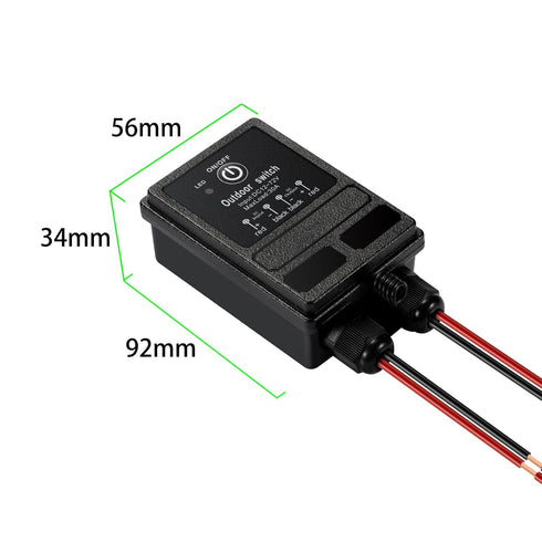DC12V Switch,984ft Switch,DC12V/24V/48V/72V 40A Waterproof Remote Control Relay Long Range Wireless Remote Relay RF