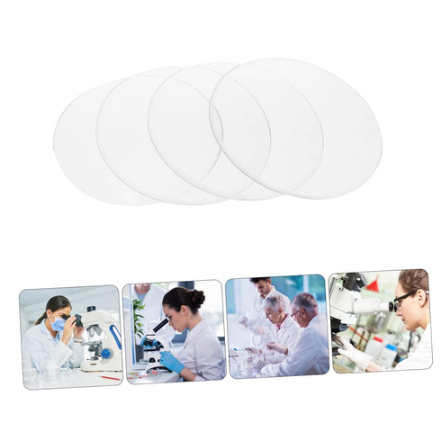 10pcs Laboratory Equipment Watch Glass, Round Glass for Laboratory Experiment, School Glasses Component