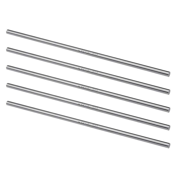 uxcell 5pcs Round Steel Metal Rods, 5.5mm x 200mm High Speed Steel Lathe Bar Stock Tool for DIY Craft