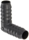 Spears 1406 Series PVC Tube Fitting, 90 Degree Elbow, Schedule 40, Gray, 3/4" Barbed