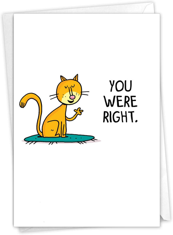NobleWorks Funny Mother's Day Card with Envelope, Cartoon Greeting for Mom