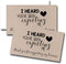 You've Been Expecting Me Thank You Customer Appreciation Package Inserts, 100 2" X 3.5” Insert Cards by AmandaCreation